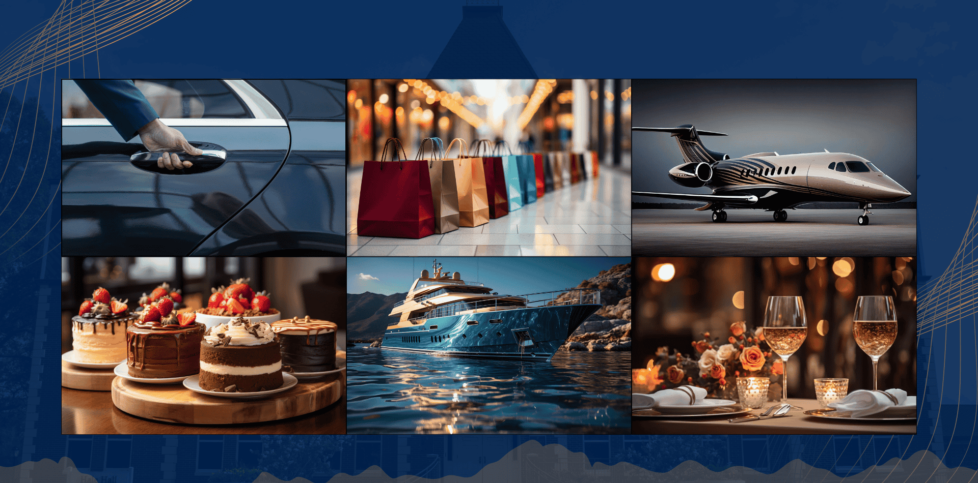 Travel concierge services collage